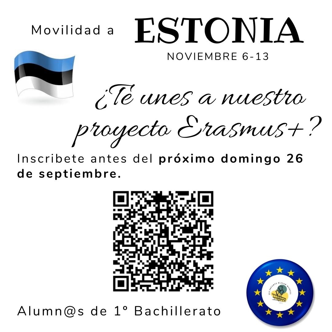 ¿Te unes a nuestro proyecto Erasmus+?