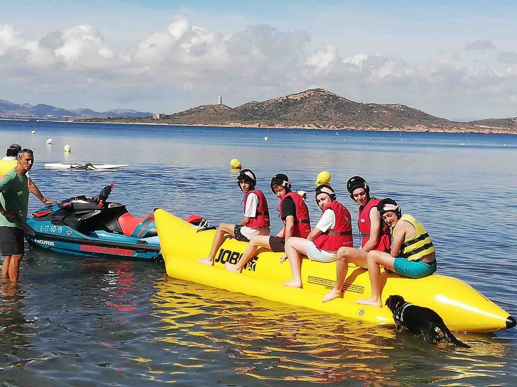 Piragüismo en La Manga.